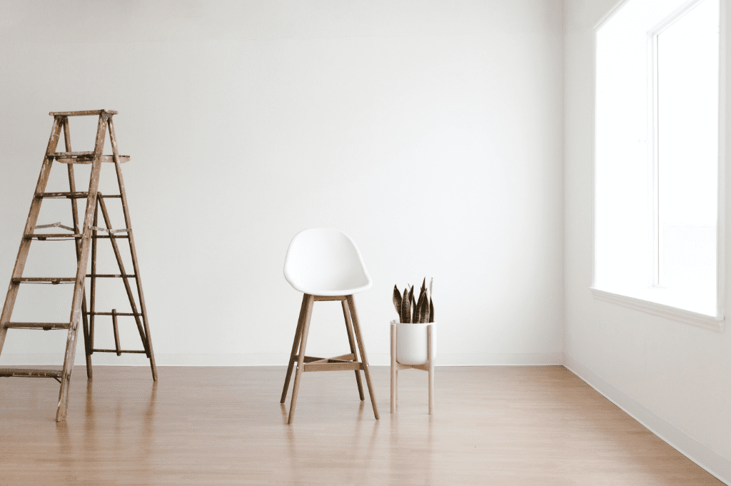 Interior living room designed by a minimalist