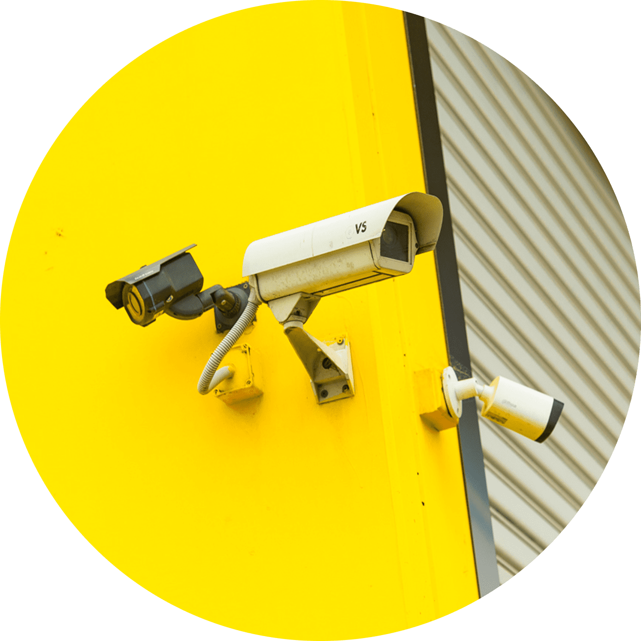 Security camera at TAXIBOX facility
